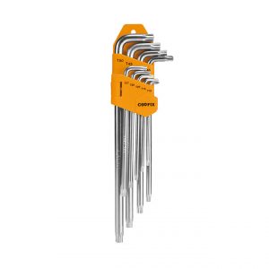 Llave Hexagonal Torx 9Pcs - Brazo Extra Largo CFH-D02001-1