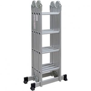 Escalera Multiuso Aluminio 4,7M DLM204
