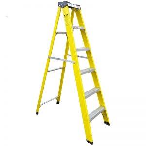 Escalera De Fibra De Vidrio Tipo A 6 peldaños 1,8Mts DFY-06