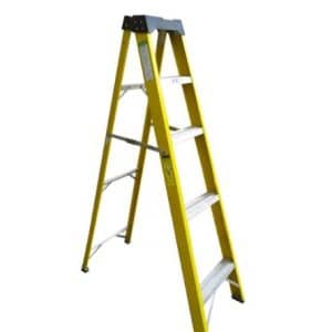 Escalera De Fibra De Vidrio Tipo A 4 peldaños 1,2Mts DFY-04