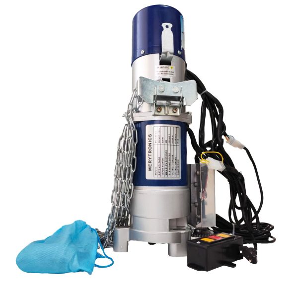 Kit Motor Lateral marca MERYTRONIC 600kg con central compacta y 2 controles MSZK151