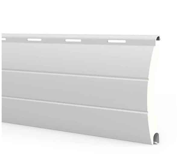 Lámina MG-45 para persianas de aluminio color blanco MG45110