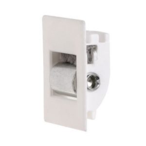 Pasacintas frontal PVC 1 rodillo color negro MGPA050