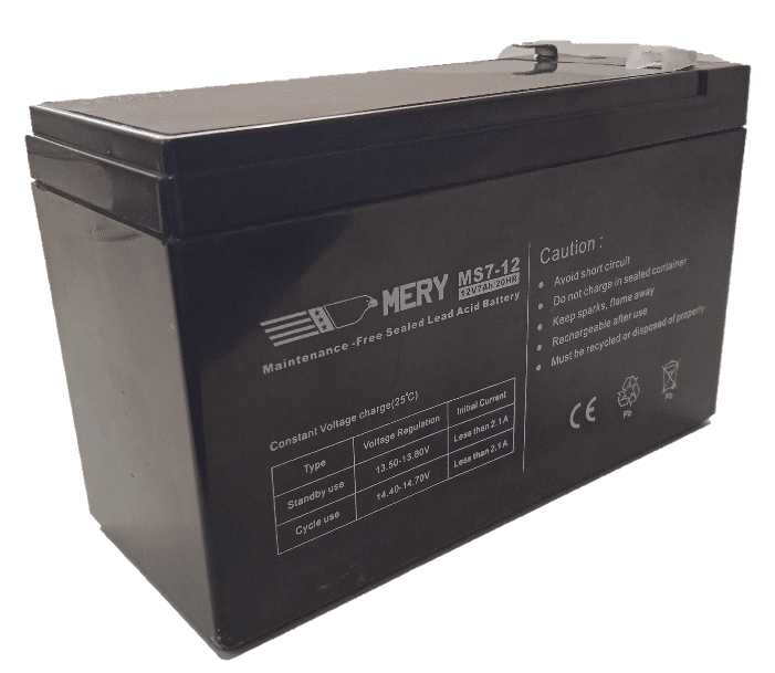 Batería recargable 7AH 12V MS712VAH – Tienda Mery