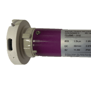 Motor Tronic marca ACM 1.5N con batería eje 38 para roller MS90010