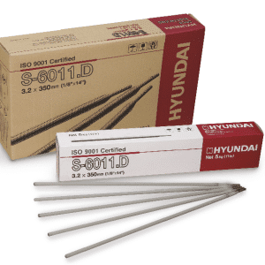 Soldadura electrodo al carbono HYUNDAI 6011 1/8" paquete de 5kg SOLP001
