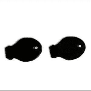 Tapa base dúo gota negro RW00023