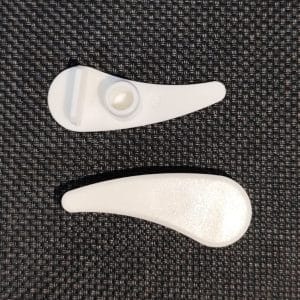 Tapa base roller gota color blanco RW00028