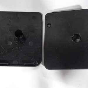 Tapa cenefa standard redonda color negro RW00054