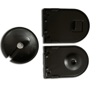 Mecanismo motor mini-gap para roller 38mm color negro RW00067