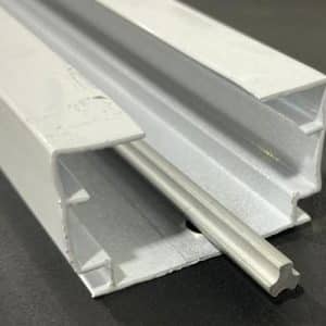 Riel cabezal vertical c/eje para roller RW00196