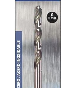 Broca HSS 5% Cobalto / Acero / Acero inoxidable 8 mm diámetro 5534D5C080