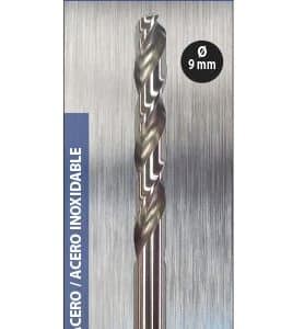 Broca HSS 5% Cobalto / Acero / Acero inoxidable 9 mm diámetro 5534D5C090