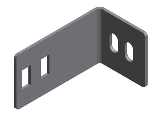 Soporte angular para guía D235012
