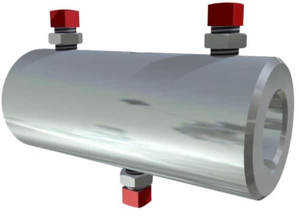 Acoplamiento macizo con chavetero y 3 tornillos D25034,1