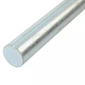 Eje sólido macizo 25,4mm zincado con chaveta D255163250
