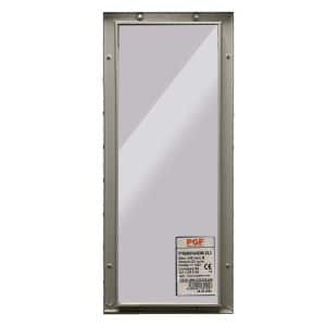 Mirilla RF 23mm rectangular 200*600mm con vidrio y marco MIRI601