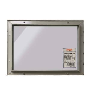 Mirilla RF 23mm rectangular 300*400mm con vidrio y marco MIRI200