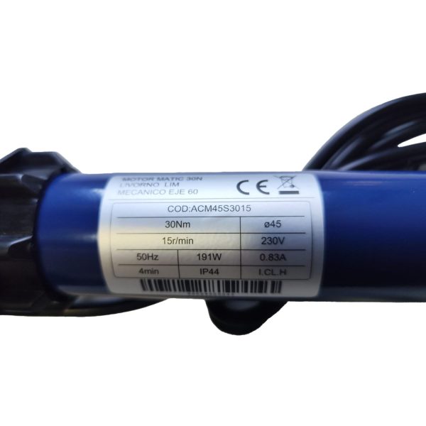Motor Matic 30N LIM Mecánico eje 60 Linea LIVORNO ACM45S3015 - Imagen 2
