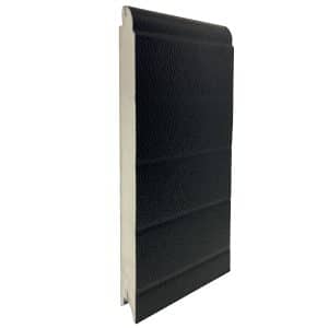 Panel 500 gofrado Stucco acanalado fino color Negro D815550