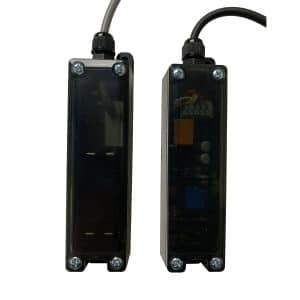 Sensor neumático de seguridad para zócalo con goma