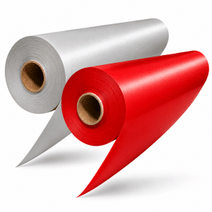 Tela de PVC 1.0 mm de Espesor – 3000 mm de Ancho – | Rojo HS1RO3000 | Gris Claro HS1GC3000 |